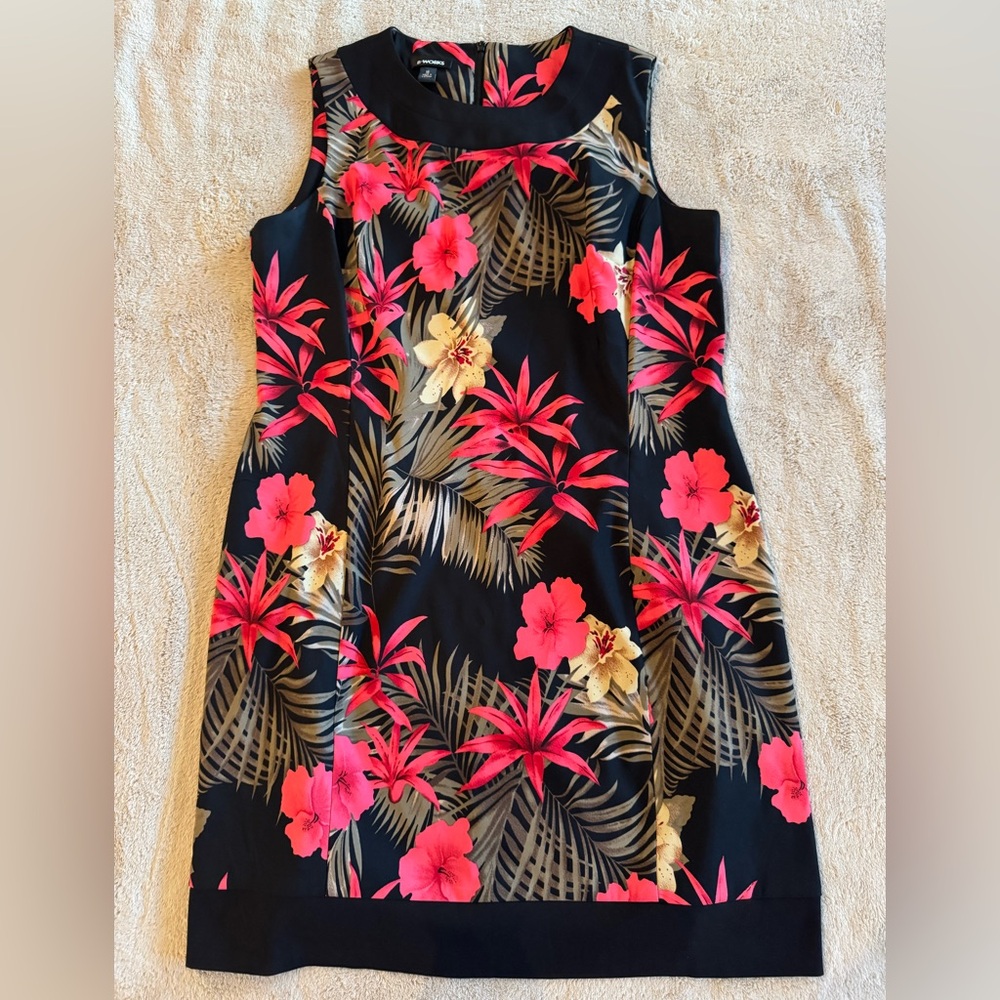 B-Works Floral Sleeveless Dress 16